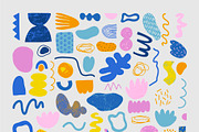 Abstractions shapes collection, a Social Media Template by Bosotochka♥Art (Thumbnail 4 of 11)