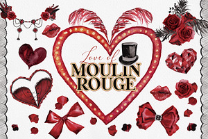 Watercolor - Love Of MOULIN ROUGE