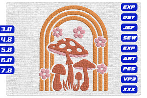 In My Fourth Of July Era Embroidery, an Illustration by Purpose Ekbal