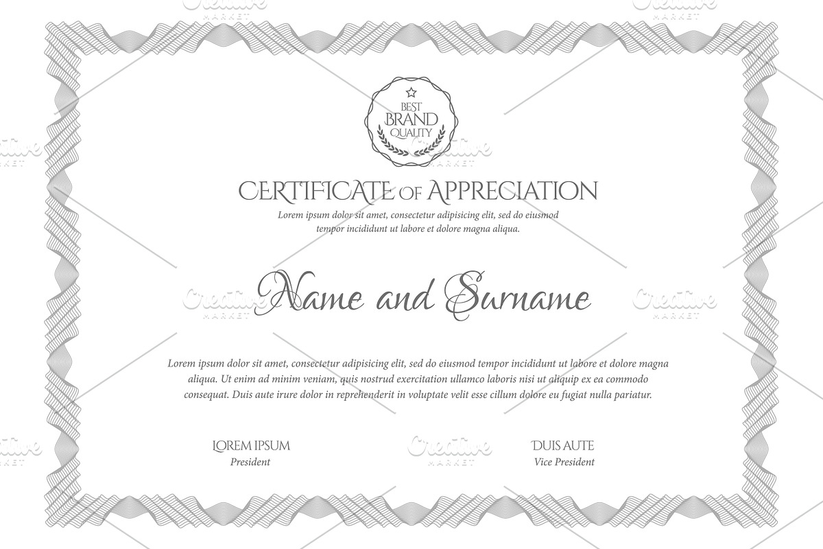 Certificate 397. Diploma template, a Decorative Illustration by Sunny (Photo 1 of 3)