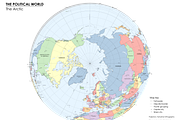 Globe Political Map - Bundle, an Education Illustration by Cartorical (Thumbnail 8 of 8)
