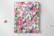 Garden Flowers hand drawn watercolor, a Decorative Illustration by Hanna Hryharenka (Thumbnail 14 of 16)