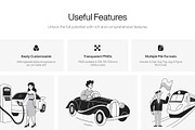Vehicle Illustration Art Set, a Transportation Illustration by Vectors Market (Thumbnail 2 of 9)