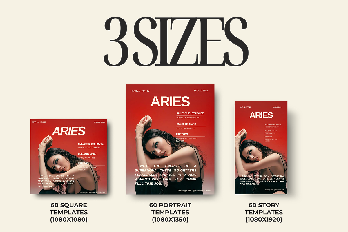 Astrology Instagram Template, a Social Media Template by BYOTstudios (Photo 3 of 11)