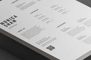 Monica Resume Template