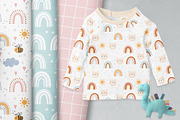 Cute rainbow patterns., an Illustration by rosypatterns (Thumbnail 3 of 6)