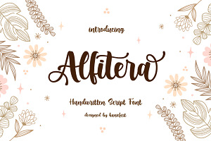Alfitera - Script Font