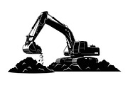 Excavator Construction Vector Bundle, an Illustration by Amazin_art (Thumbnail 4 of 51)