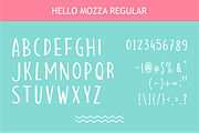 Hello Mozza, a Font by figuree studio (Thumbnail 6 of 9)