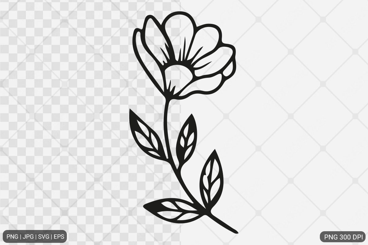 Floral Design SVG PNG Bundle, an Illustration by Actual Pixel (Photo 12 of 22)
