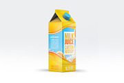 Milk or Juice Carton Mockup, an Advertising Mockup by Hubzway (Thumbnail 5 of 7)
