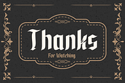 Waxen, a Blackletter Font by twinstd (Thumbnail 12 of 12)
