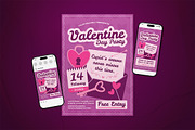 Valentine Day Flyer Set, a Flyer Template by The Good Store (Thumbnail 1 of 4)