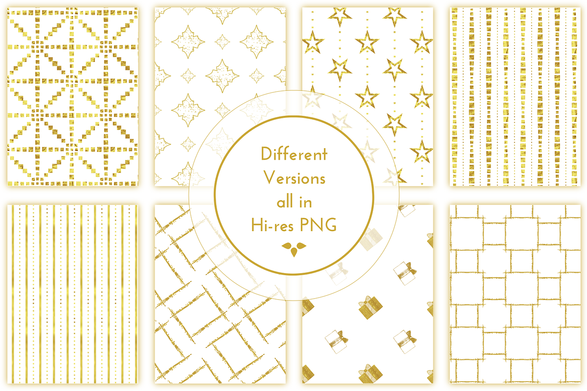 The Mega Gold Bundle, a Pattern Graphic by HMJS Designs (Photo 3 of 5)