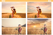 55 sunset sunrise Sky Overlays, a Layer Style Add-On by OverlayBox (Thumbnail 2 of 5)
