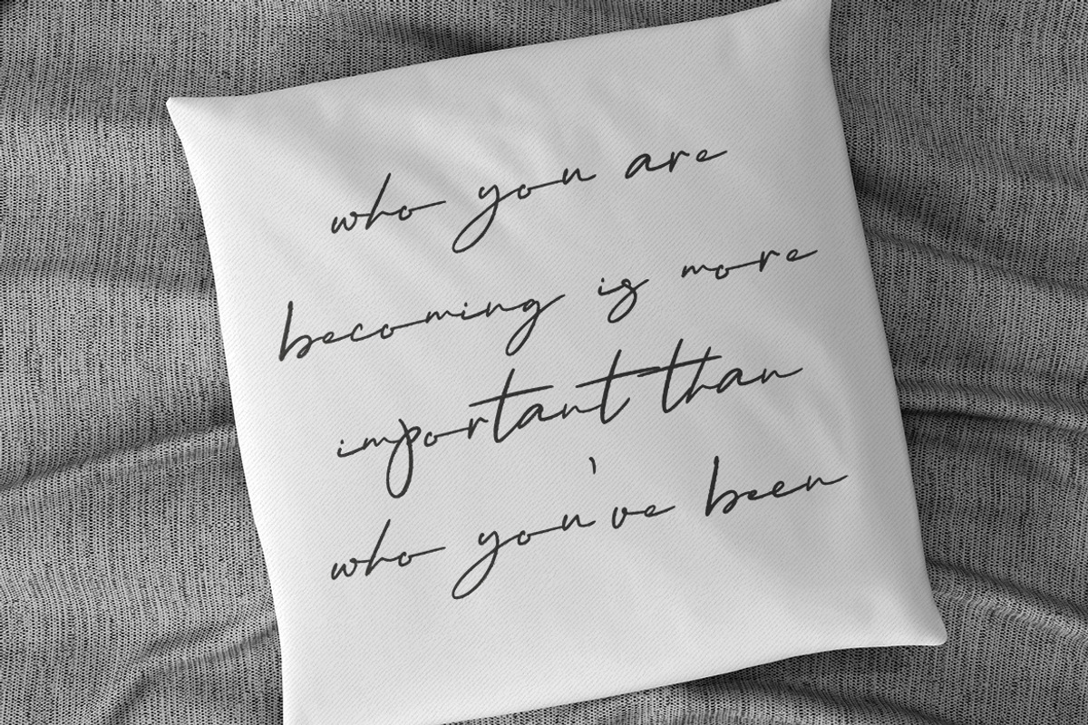 Only Wishing - a Handwritten Font, a Script Font by Vava Aryanto (Photo 9 of 12)