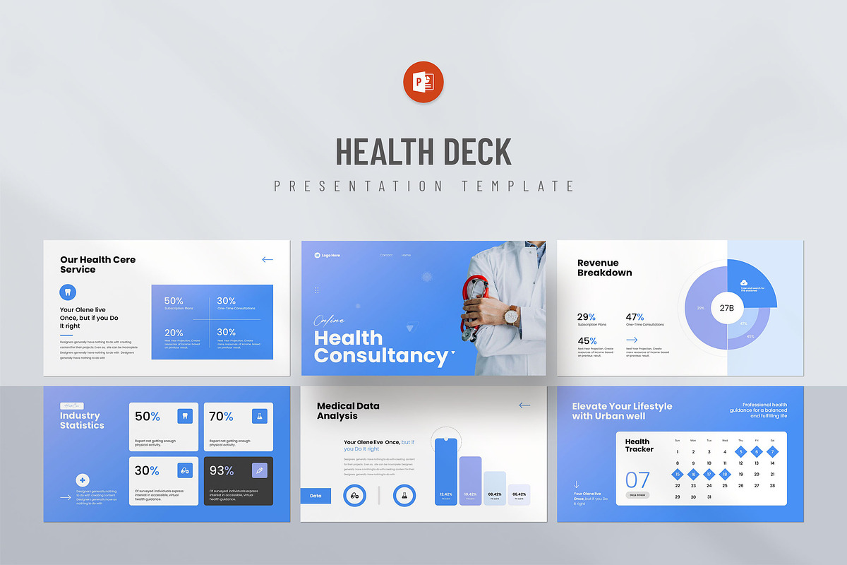 Online Health Consultancy, a Presentation Template by KreateTribe (Photo 5 of 6)