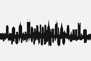 Modern City Skyline Vector Bundle, an Illustration by abu67222