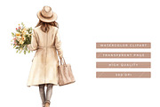 Watercolor Paris Clipart Bundle, an Object Illustration by SparkyDesignsUS (Thumbnail 6 of 9)