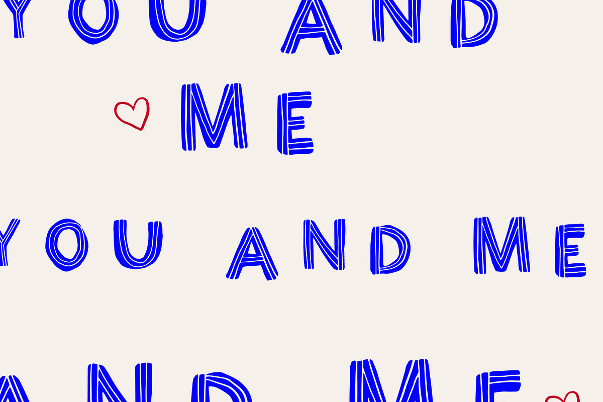The Stripe Font / striped fonts, a Script Font by KruthDesign (Photo 5 of 11)
