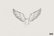 Angel Wings PNG, Minimalist Line, an Illustration by SharpMarketplace (Thumbnail 1 of 4)