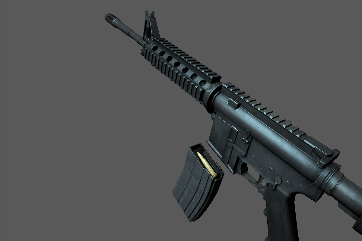 M4A1, an Object 3D Model by Game-Ready Studio (Photo 4 of 5)