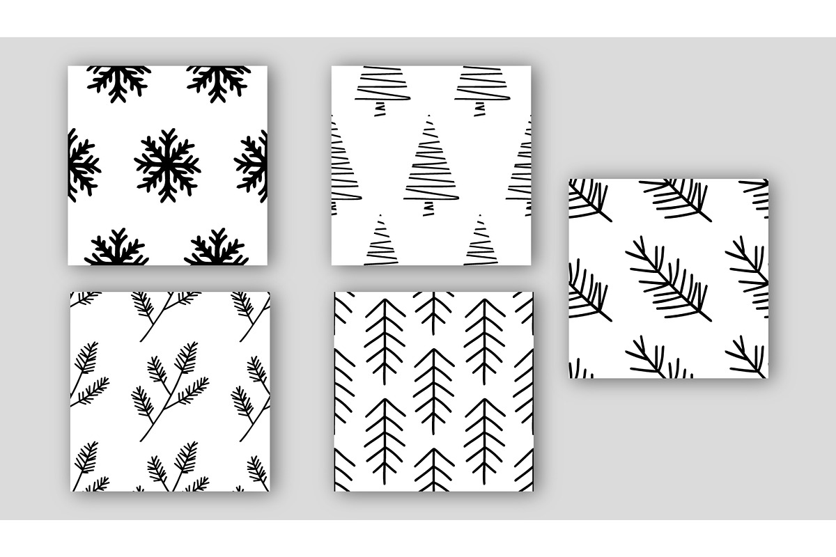 Winter and Christmas Seamless Patter, a Pattern Graphic by fancykeith (Photo 3 of 3)