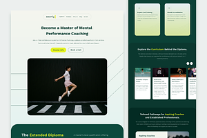 Coaching Platform Landing Page, a Landing Page Template by Reza Space