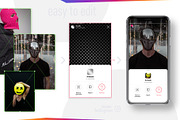 Instagram AR Mask Screens, a Social Media Template by karnofff (Thumbnail 3 of 5)