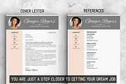 Feminine Resume Template Ginger, a Resume Template by LevelUpResume (Thumbnail 3 of 5)