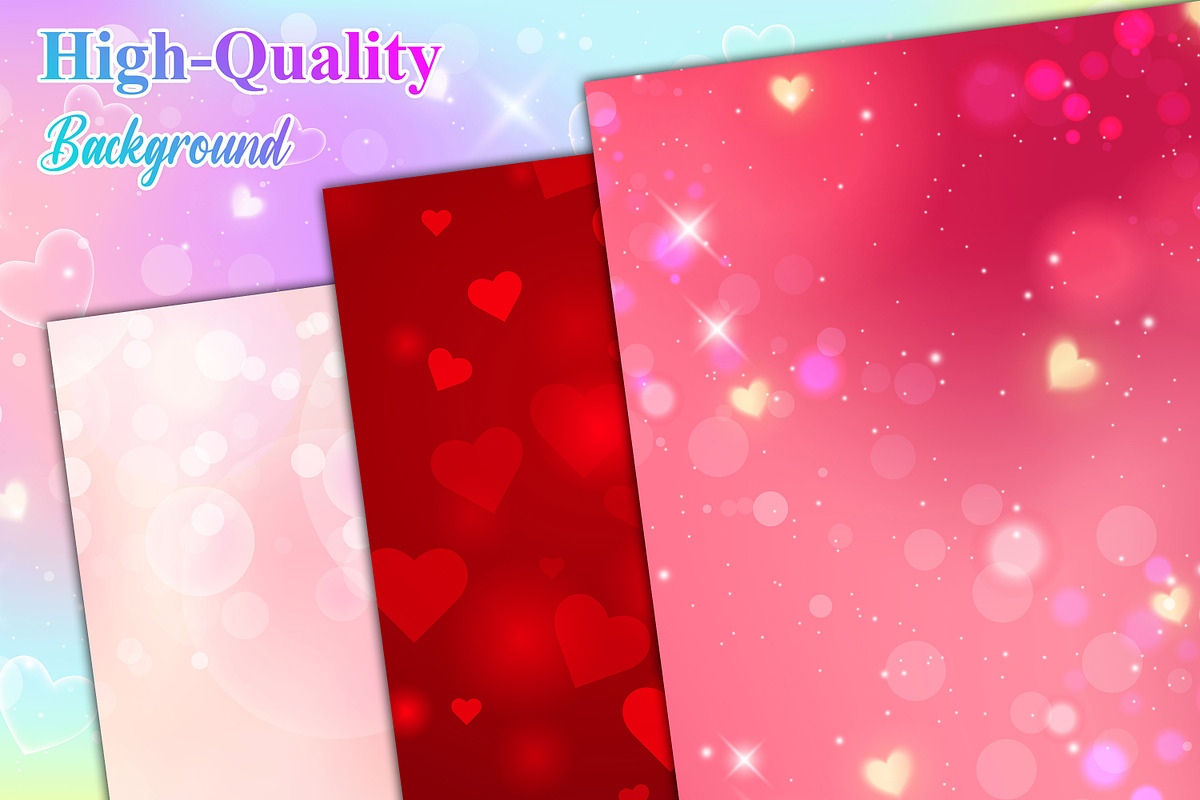 Valentine Bokeh Background, a Decorative Illustration by Digital Studio (Photo 6 of 15)