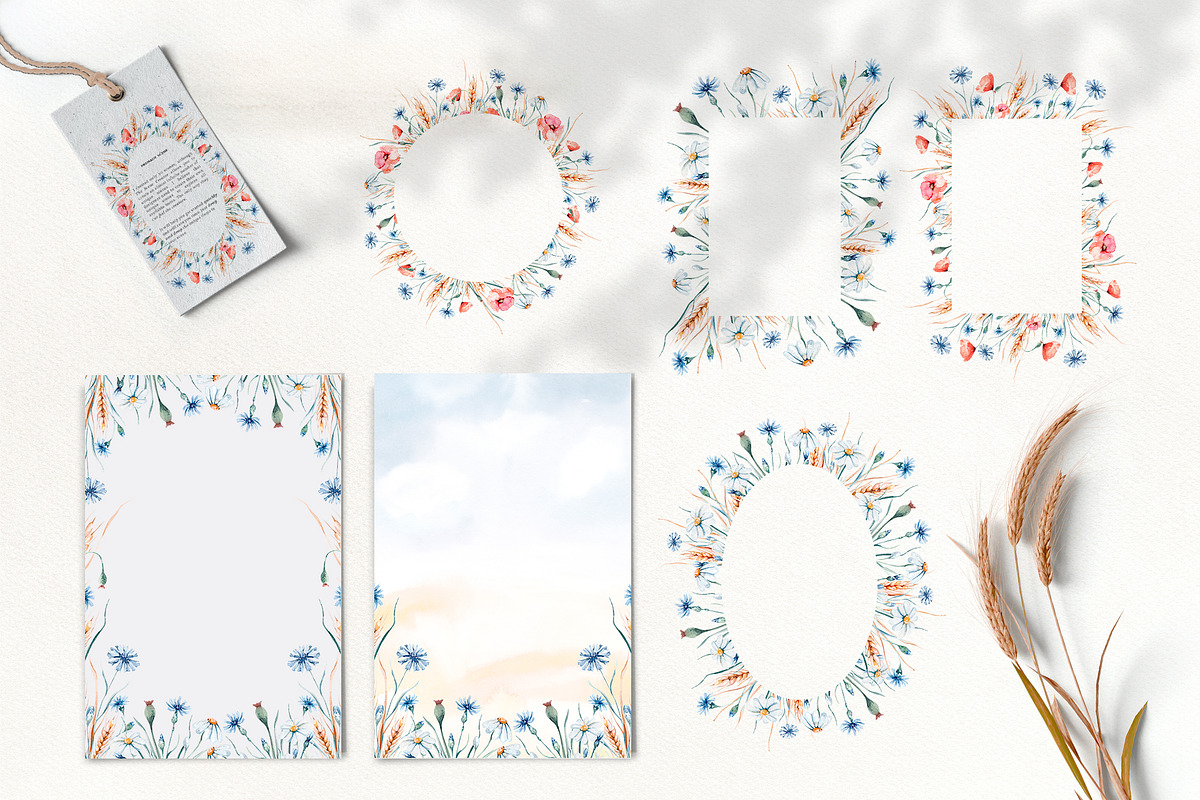 Storks and wild flowers collection, an Animal Illustration by Peace ART (Photo 9 of 15)