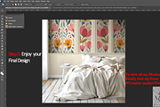 Wallpaper Bedroom Scene  Mockup, a Product Mockup by Nora Gad (Thumbnail 24 of 24)