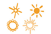 Doodle yellow sun collection, a Decorative Illustration by Anada Arty (Thumbnail 10 of 10)