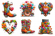 Western Valentine Clipart, an Illustration by Daily.Designs (Thumbnail 5 of 7)