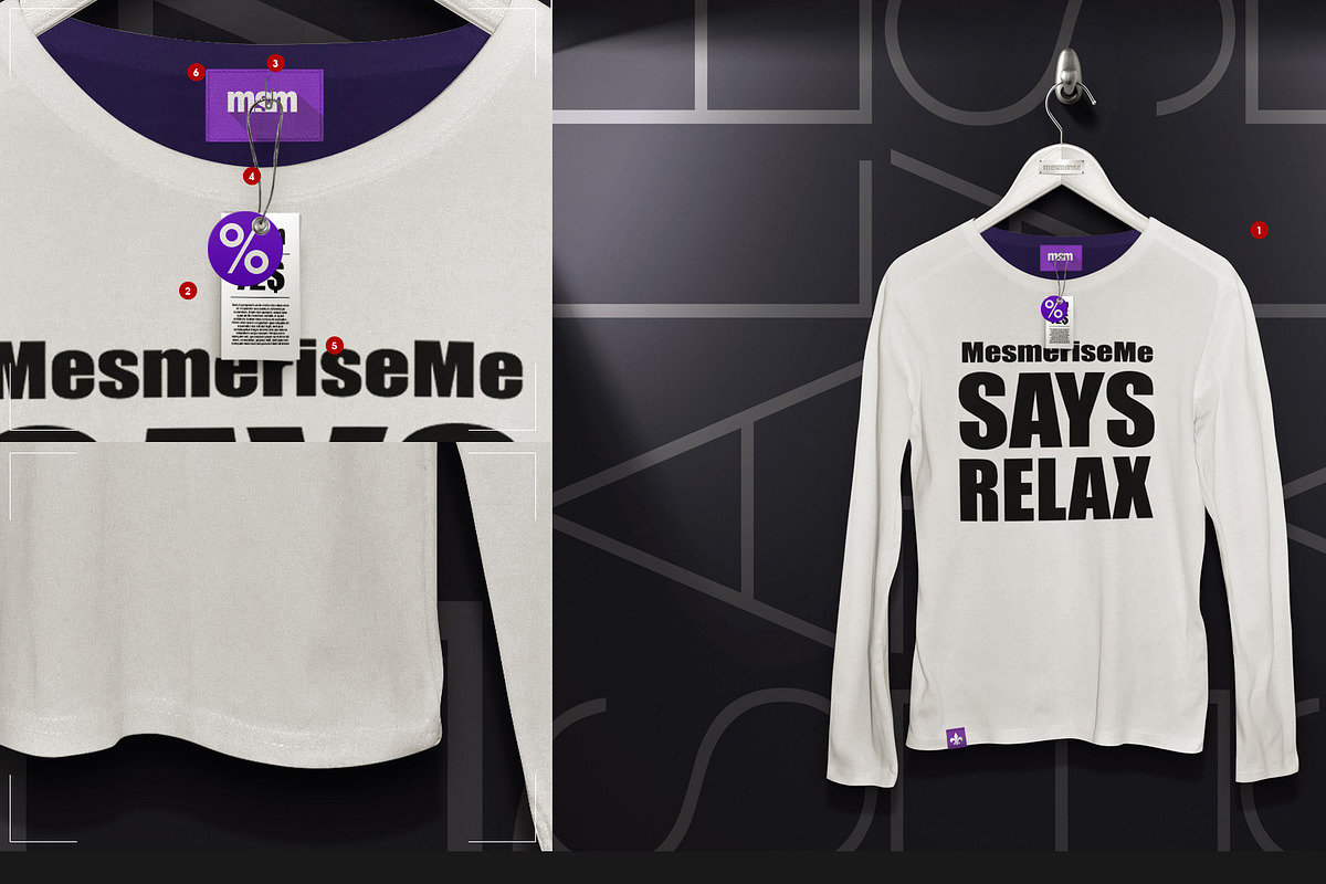 Longsleeve On 5 Stages Mock-up, a Hoody Mockup by Mocca Mockups Store (Photo 9 of 72)