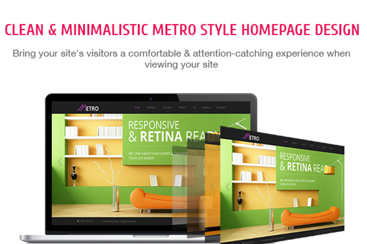 Metro - Multipurpose Joomla Template, a Websites & App Template by JoomlaUX (Photo 4 of 5)