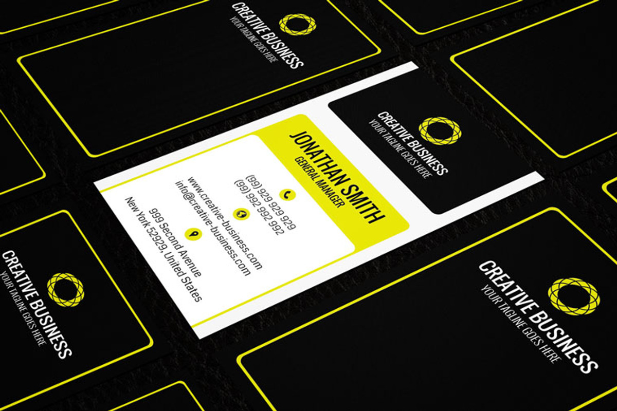 Modern Corporate Business Card CM019, a Business Card Template by annozio (Photo 3 of 4)