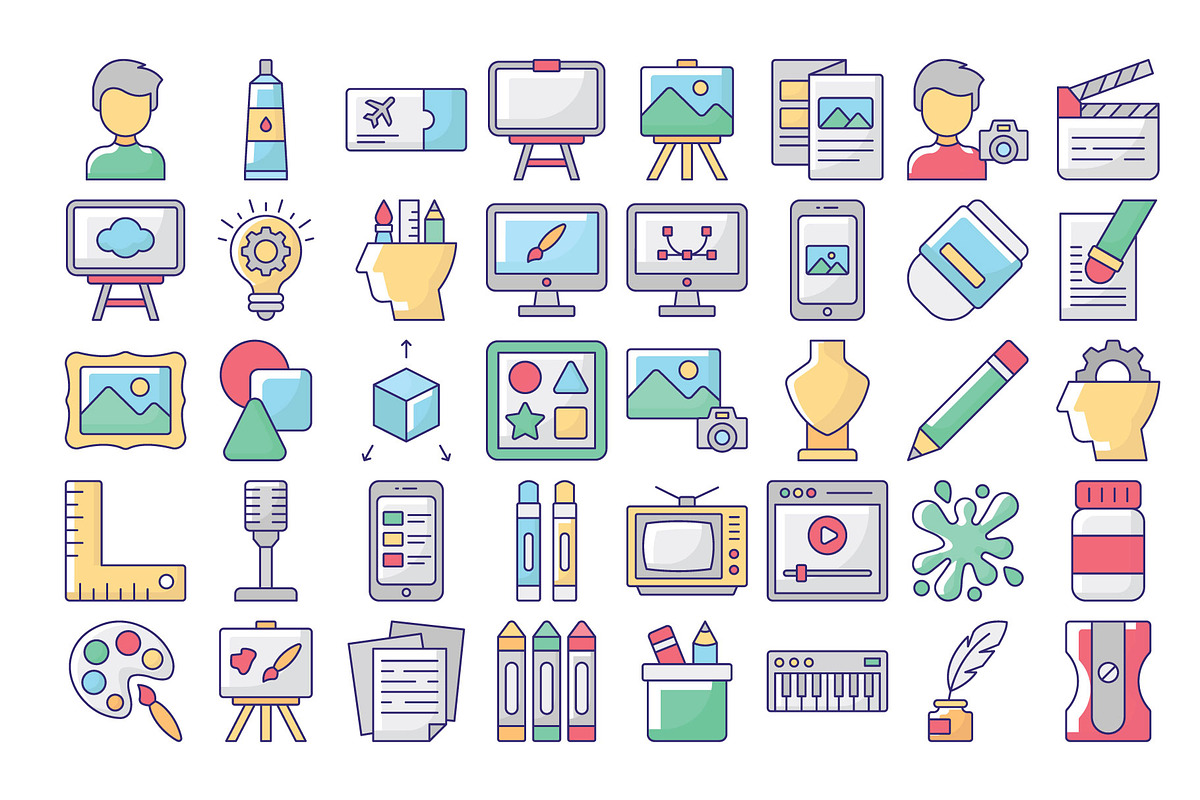 Art And Culture Icons Pack, an Icon by Vector Portal (Photo 2 of 5)