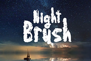 Night Brush, a Script Font by Roni Studio (Thumbnail 1 of 4)