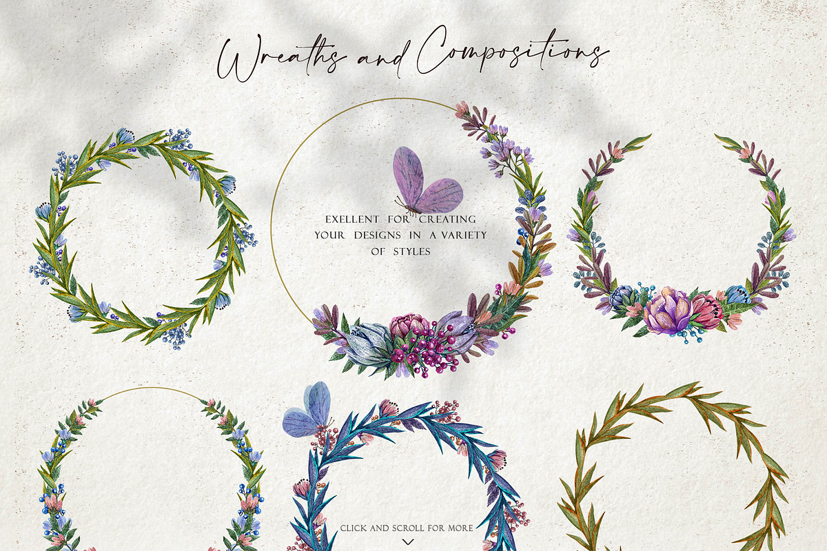 Rabbits and flowers collection, an Animal Illustration by Wenona (Photo 5 of 7)