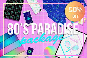 50% OFF! 80's Paradise Package