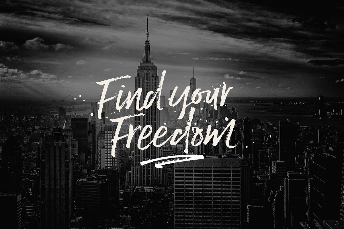 Lucky Fellas Brush Script + Extras, a Script Font by Nicky Laatz (Photo 9 of 16)