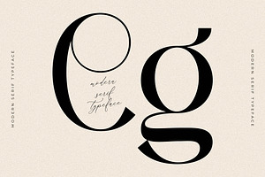 Gerant Modern Serif Typeface