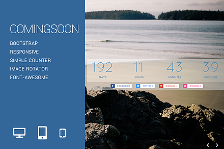 Coming Soon Responsive Template