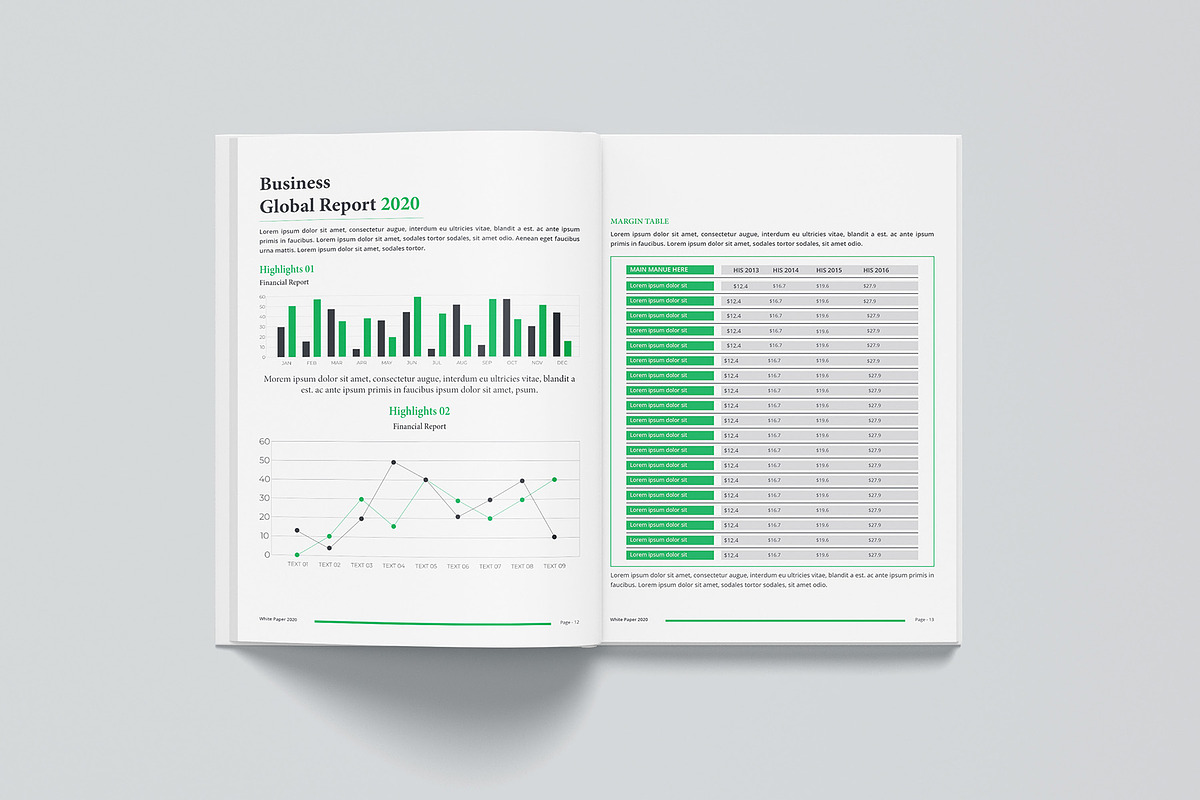 Annual Report Bundle | Word, indd, a Brochure Template by obayes (Photo 39 of 51)