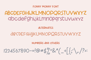 Foony Monny Handwritten Cutefont