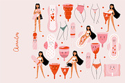 Cool Period Graphics, a Healthcare Illustration by AnkaDrozd (Thumbnail 3 of 8)