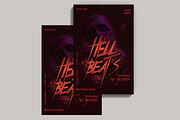 Hell Beats PSD Flyer Template, a Flyer Template by Naim Selmani (Thumbnail 3 of 3)