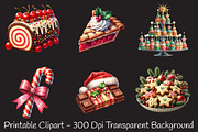Retro Holiday Sweets PNG Bundle, an Illustration by RobertsArt (Thumbnail 5 of 7)